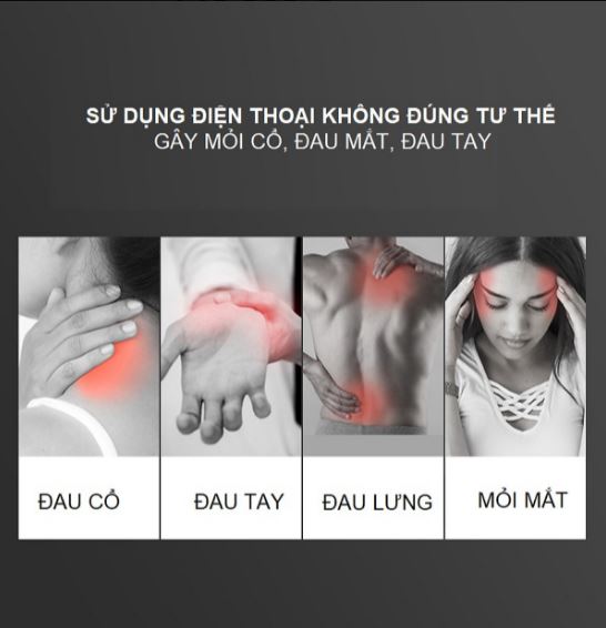 Giá Đỡ Điện Thoại, Máy Tính Bảng Hợp Kim Nhôm điều chỉnh chiều cao