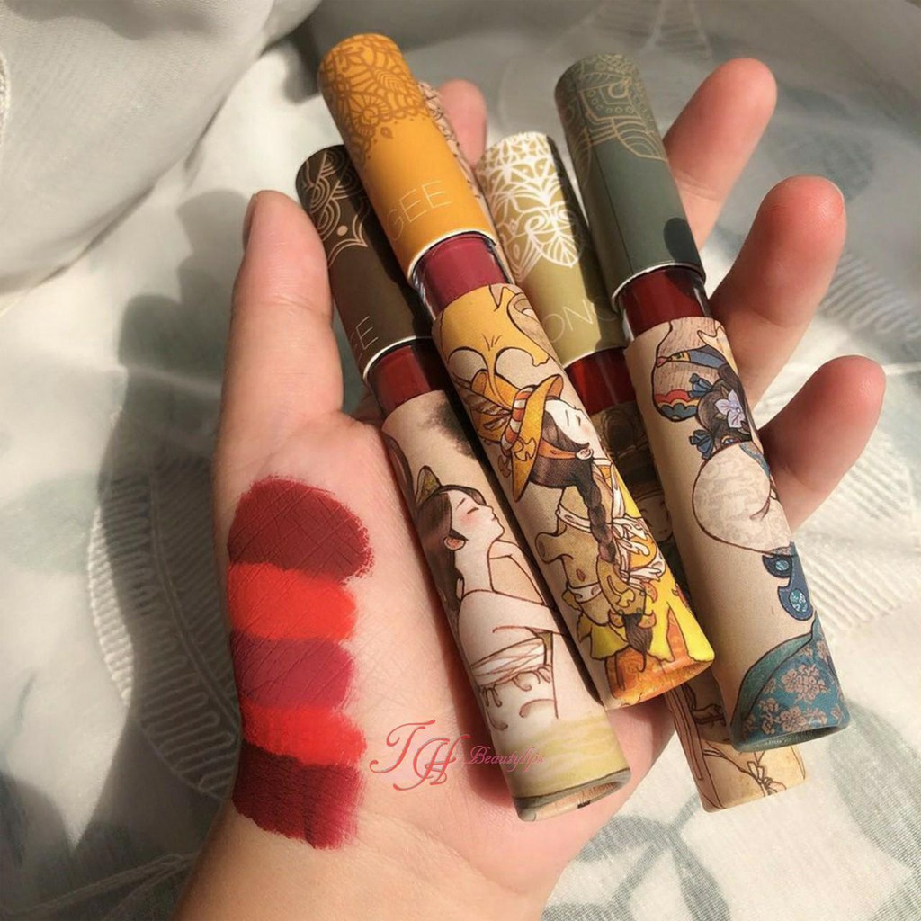 Hộp 5 Thỏi son VONGEE phiên bản cổ trang siêu lì dưỡng môi