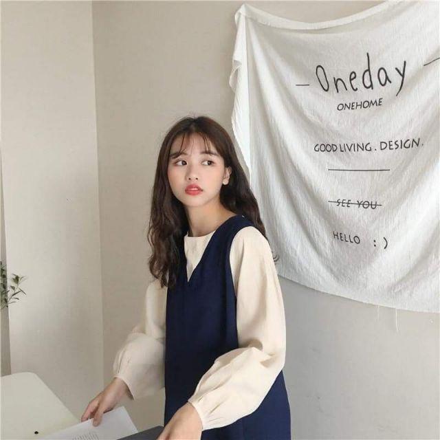 Đầm uzzlang, đầm nữ, đầm dáng suông, đầm nữ uzzlang, đầm nữ dáng suông, đầm nữ uzzlang, đầm cao cấp, đầm Quảng Châu