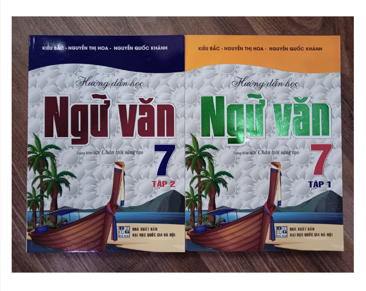 Sách - Combo Hướng Dẫn Học Ngữ Văn Lớp 7 - Tập 1 + tập 2 (Dùng Kèm SGK Chân Trời Sáng Tạo)