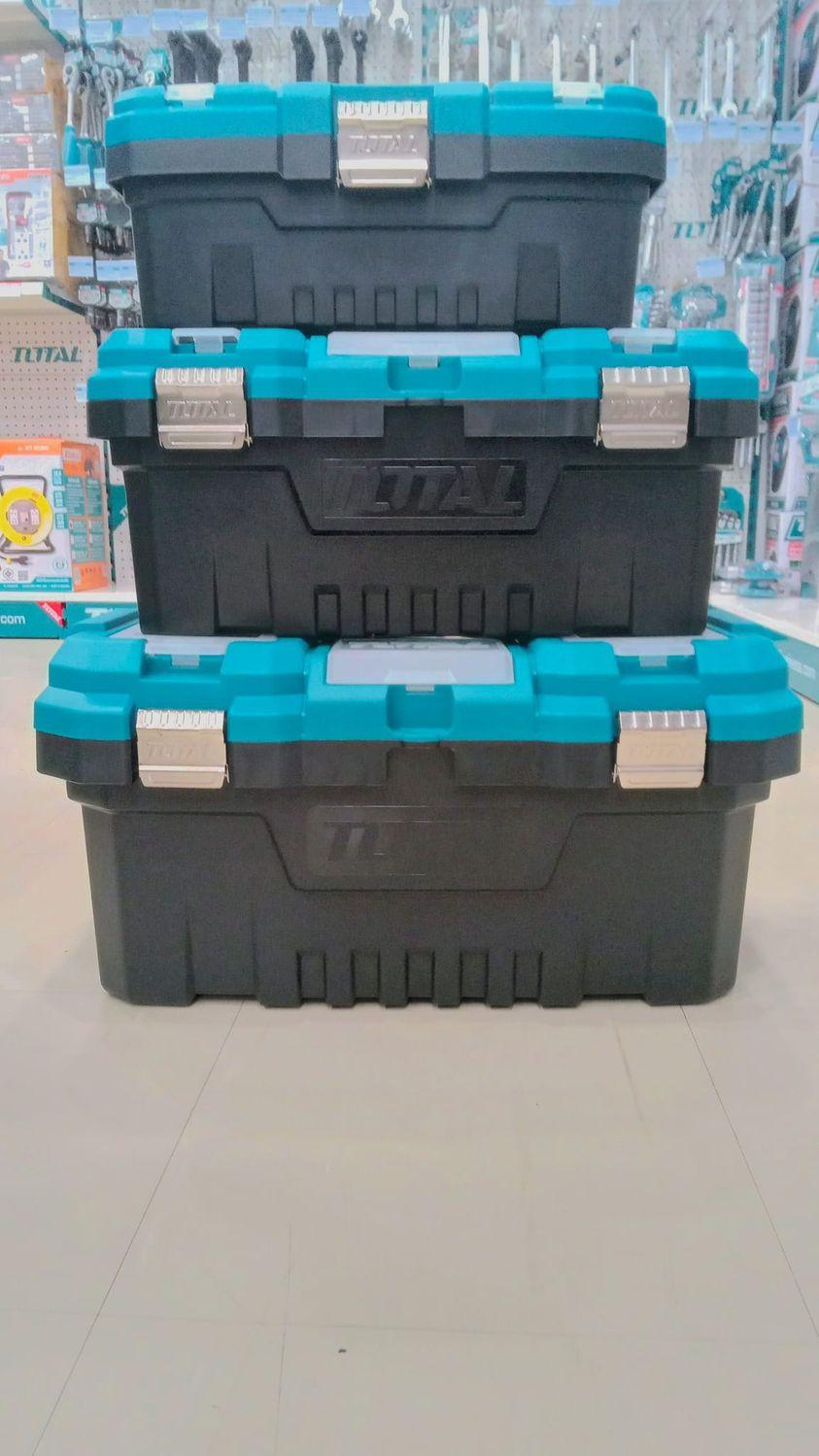 BỘ 3 HỘP NHỰA ĐỰNG CÔNG CỤ KHÓA KIM LOẠI TOTAL TPBXK0032 - HÀNG CHÍNH HÃNG