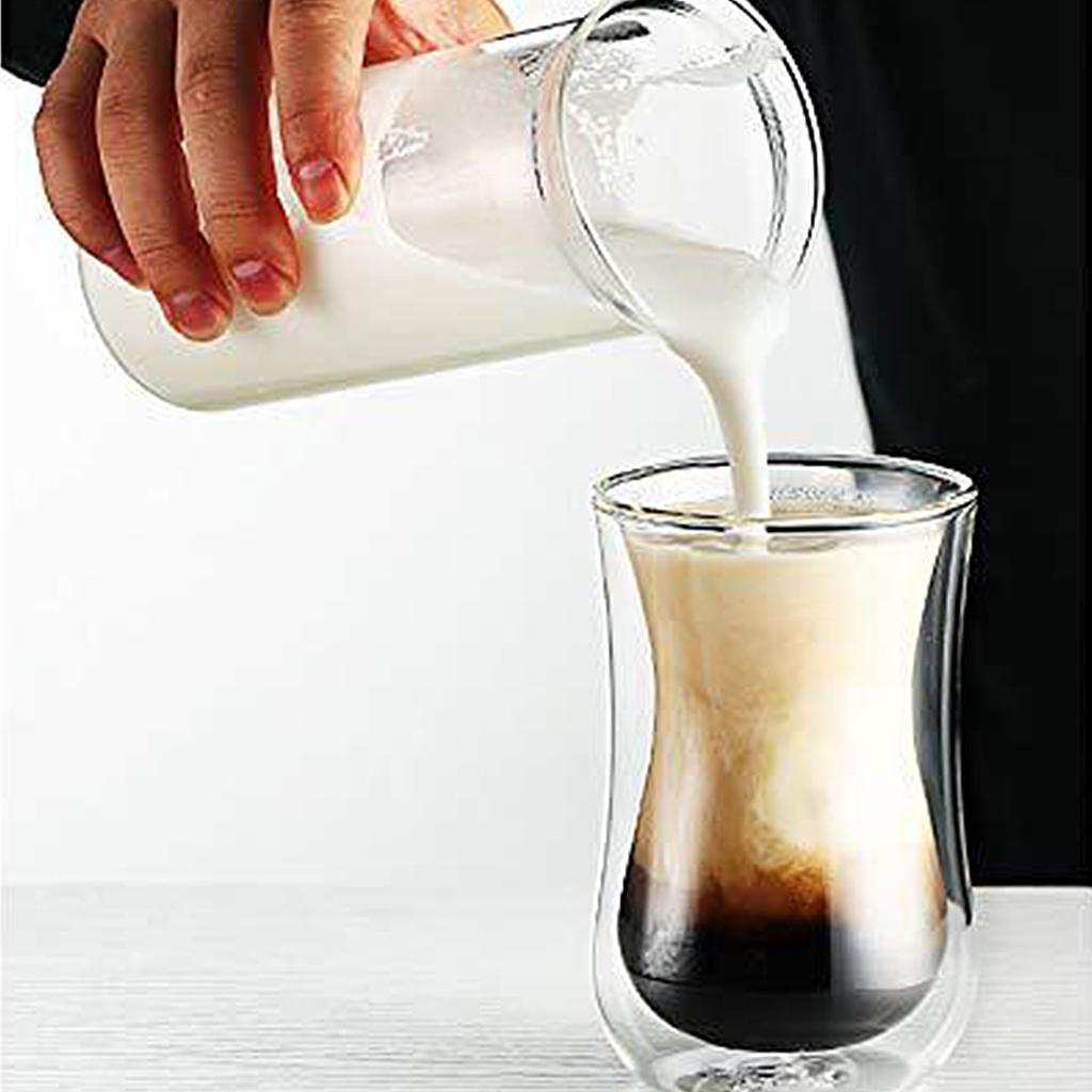 Handheld Electric Coffee Frother Cup 400ml Stainless Steel Foamer Bubbler Coffee Blender Kitchen Stirrer for Coffee Cappuccino Frappe Kitchen Tools