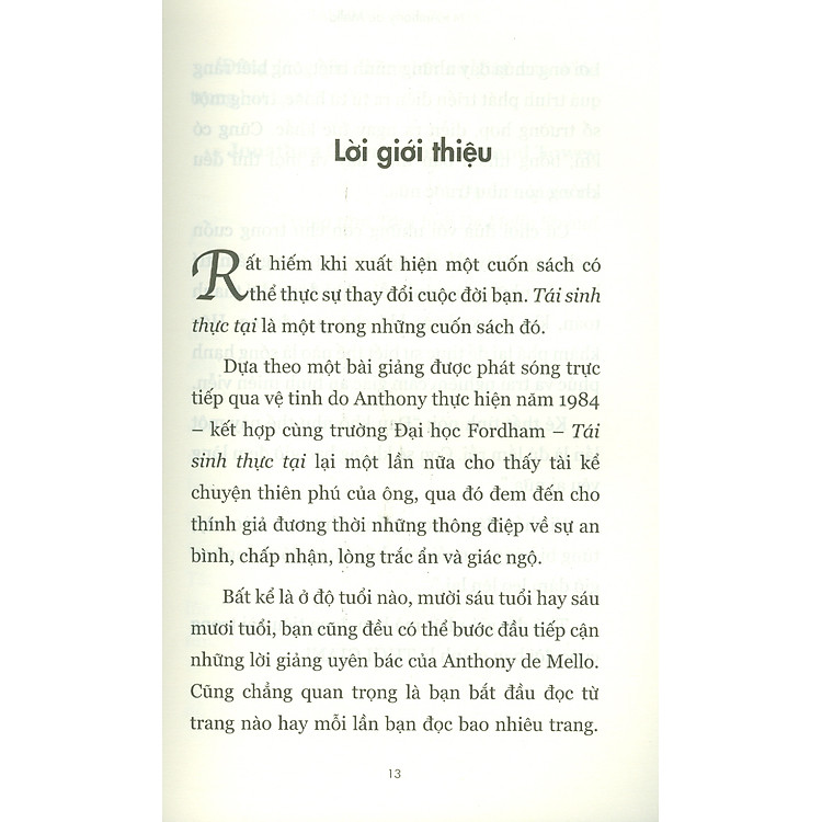 Sách Tái sinh thực tại