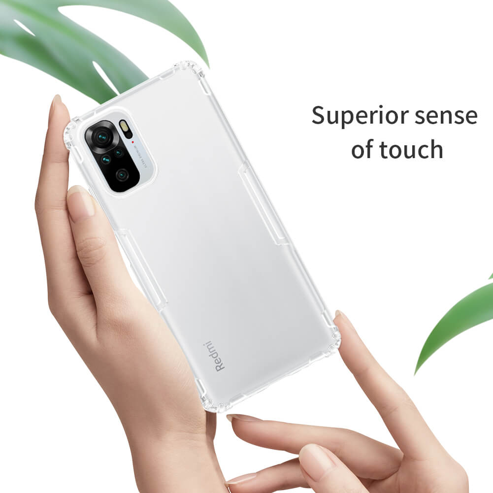 Ốp lưng silicon chống sốc 4 góc cho Xiaomi Redmi Note 10 4G, Redmi Note 10s - Nillkin - Hàng nhập khẩu