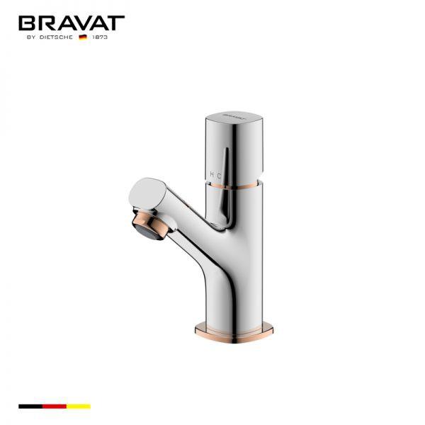 Vòi chậu lavabo nóng lạnh Bravat F1273308CP-RO