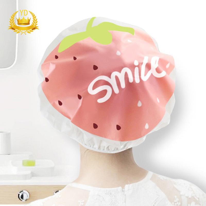 Fruit cute cute shower cap cartoon ladies kitchen bath shower cap shampoo cap HB