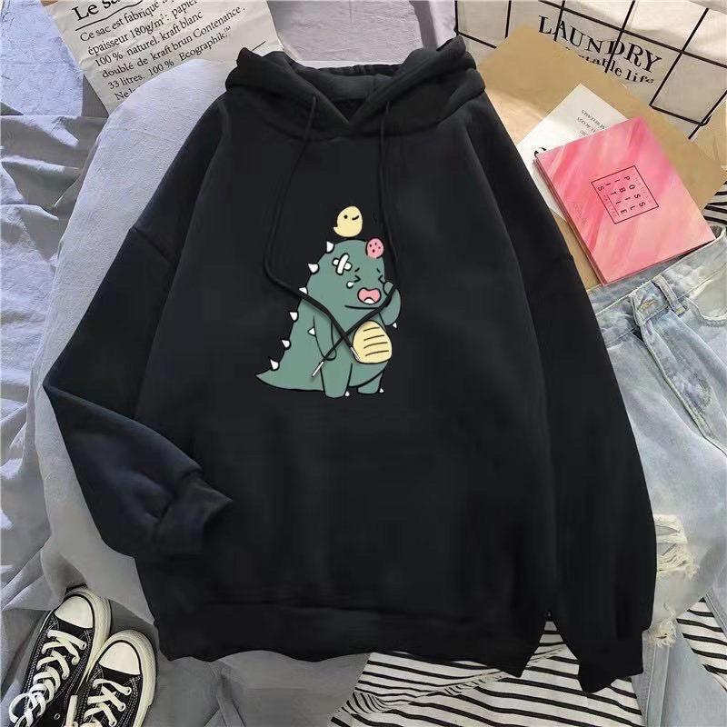 Áo Khoác Hoodie    Áo Khoác Nỉ Hoodie Khủng Long BỊ THƯƠNG (nhiều màu) mẫu hoodie mới nhất 2020