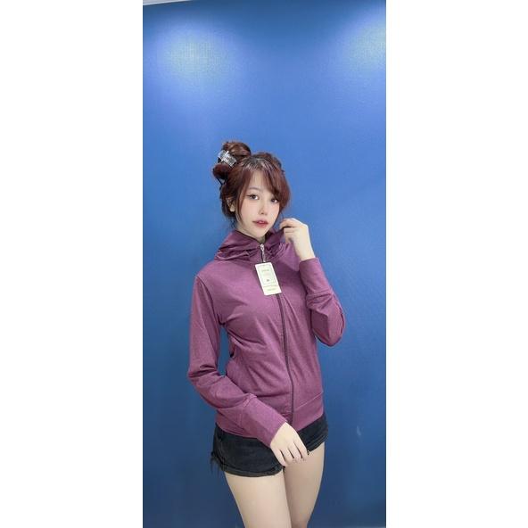 Áo khoác nữ chống nắng mặc mùa hè có nón trùm đầu,áo khoác 6 túi có dây kéo vải Thun Đốm LOẠI 1 co dãn mát lạnh