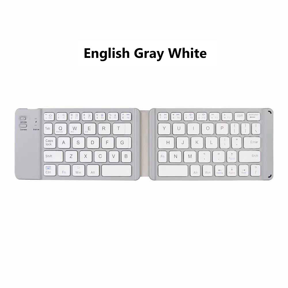 Ánh Sáng-Tiện Dụng Mini Không Dây Bluetooth Gấp Bàn Phím, có Thể Gập Lại Bàn Phím Số Không Dây Cho IOS/Android/Windows Ipad Máy Tính Bảng Điện Thoại
