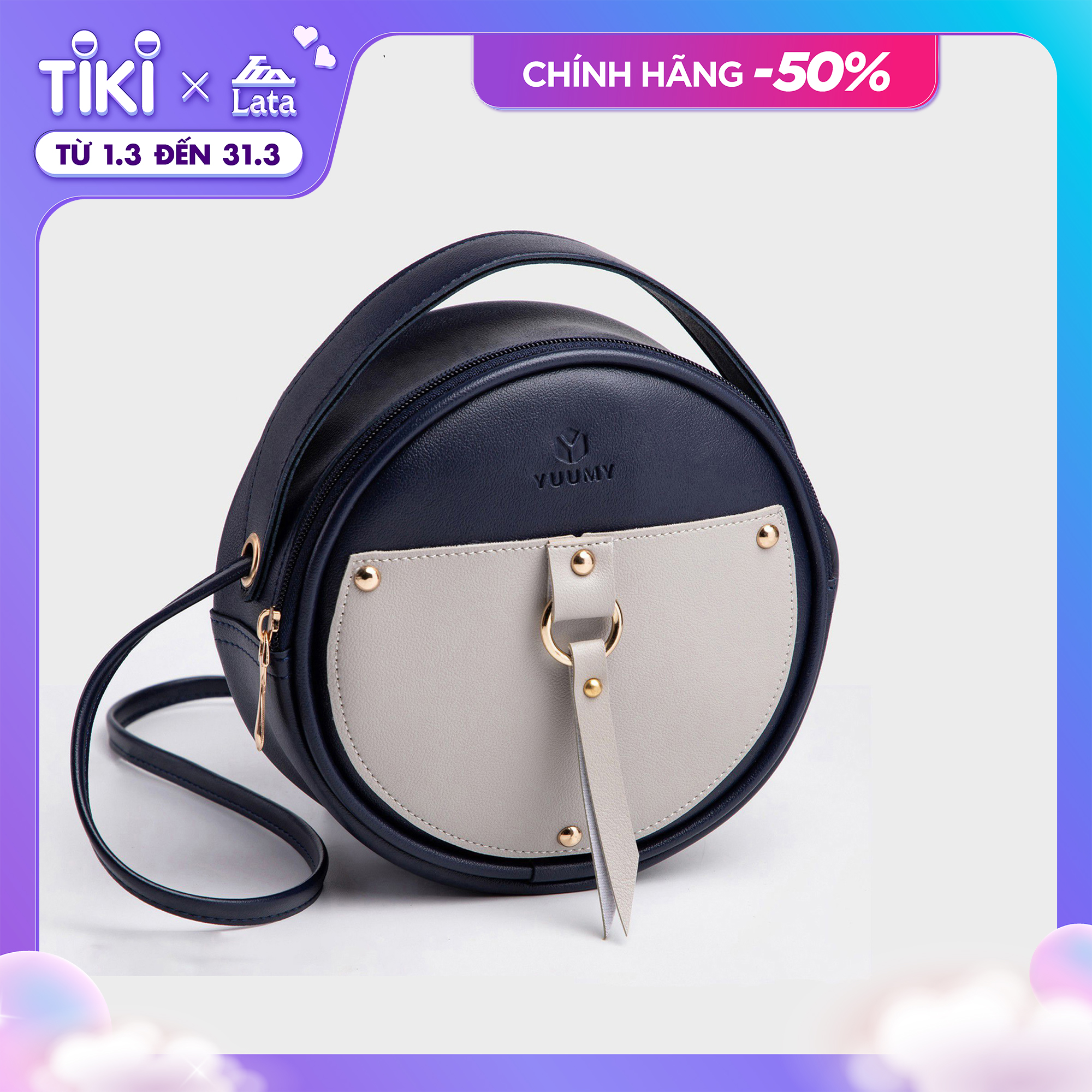 Túi đeo chéo nữ YUUMY YN65 nhiều màu, tiện dụng đi chơi đi làm