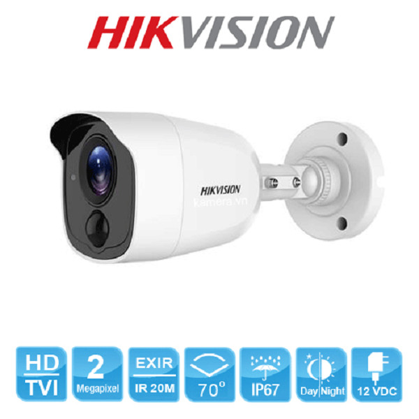 Camera HD-TVI Trụ Hồng Ngoại 2MP Chống Báo Động Giả HIKVISION DS-2CE11D0T-PIRL - Hàng Chính Hãng