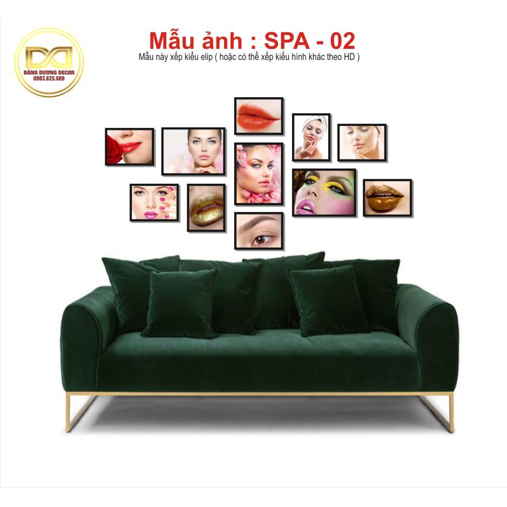 Bộ 11 Tranh trang trí NAIL - SPA - THẨM MỸ BEAUTY - Mẫu đa dạng - Dễ lắp đặt - Sang chảnh.