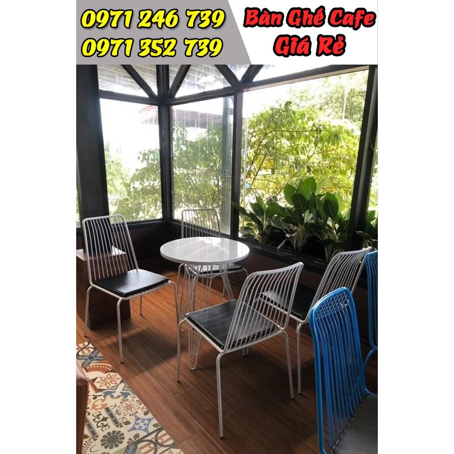 Bàn ghế sắt cafe sân vườn