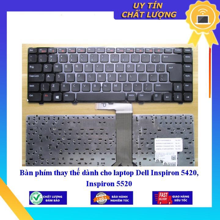 Bàn phím dùng cho laptop Dell Inspiron 5420 Inspiron 5520 - Phím Zin - Hàng chính hãng MIKEY344
