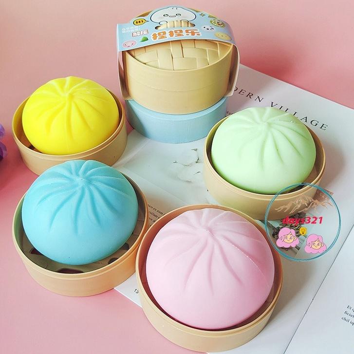 Đồ chơi Squishy Mochi dễ thương,mềm bánh bao chân thực mềm mịn giảm stress co dãn đàn hồi ngộ nghĩnh giải tỏa căng thẳng