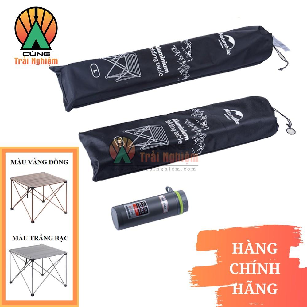 Bàn Nhôm NatureHike NH16Z016-L Gấp Dã Ngoại, Đi Phượt, Cắm Trại Xách Tay