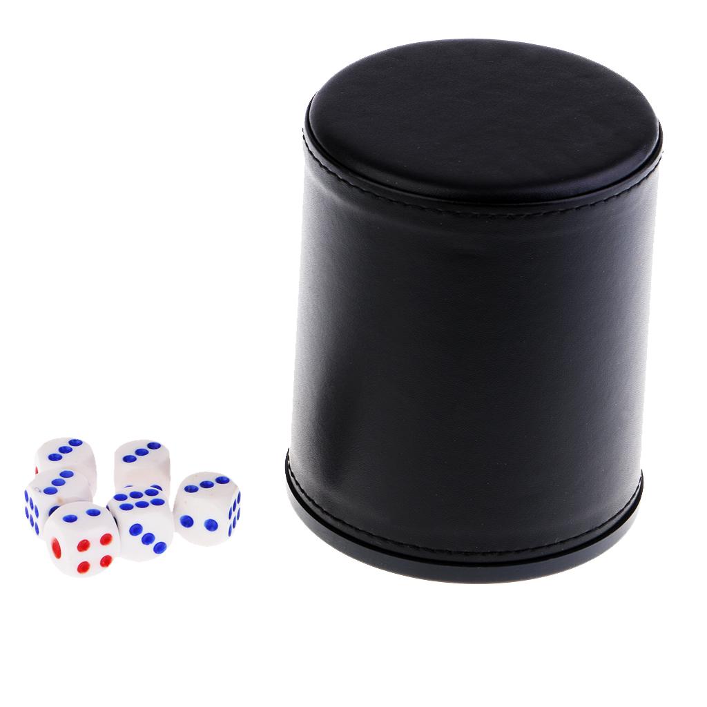 Hand Shakes Leather Dice Cup KTV Party Club Câu Lạc Bộ Giải Trí Dice Dup