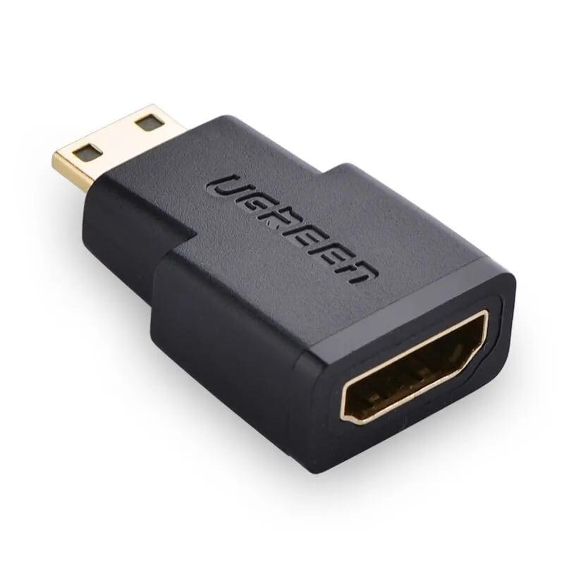 Ugreen UG2010120101TK Màu Đen Đầu chuyển đổi Mini HDMI sang HDMI - HÀNG CHÍNH HÃNG