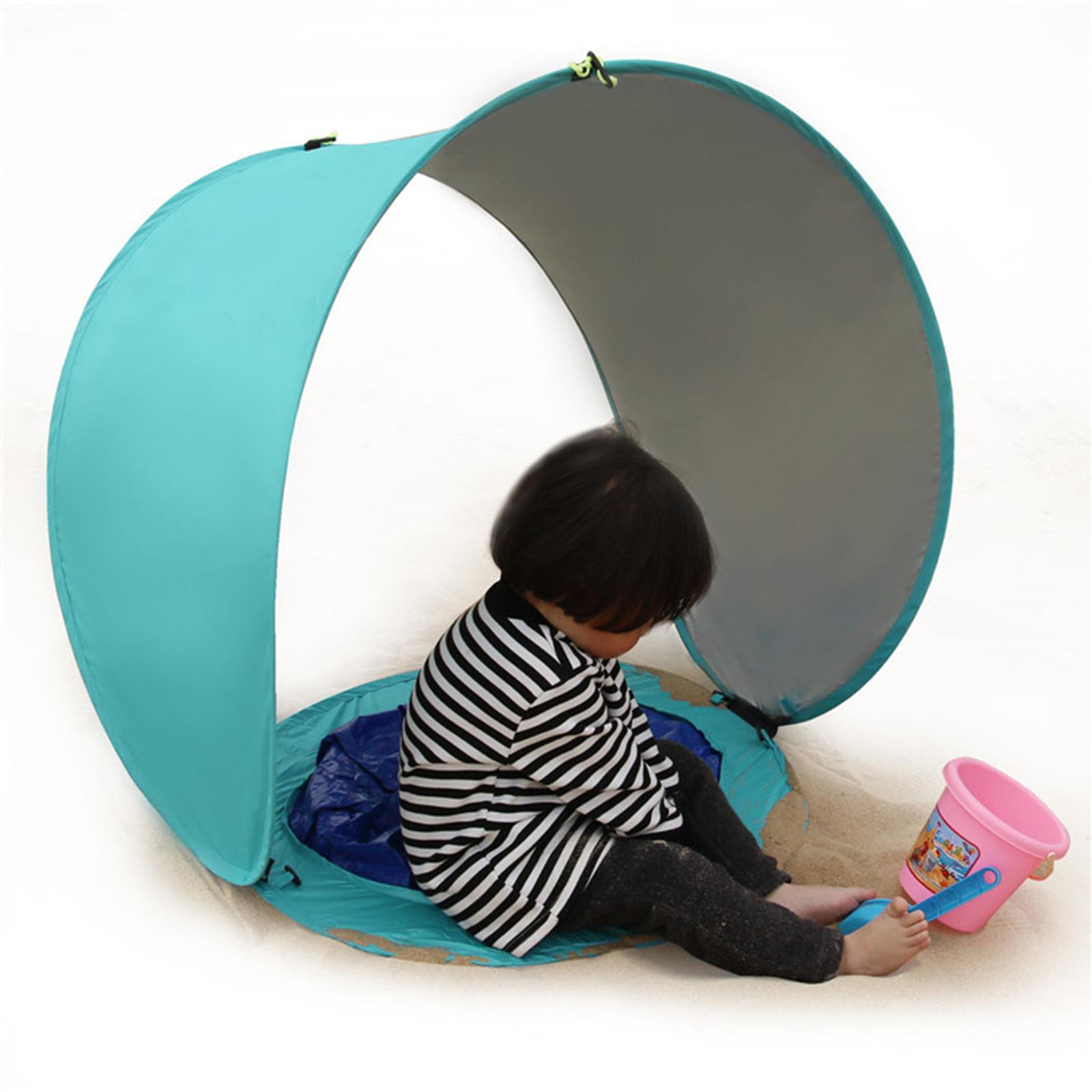 Baby Beach Tent, Automatic Popup Baby Tent with Pool for Beach, UPF 50+ Protection Summer Shade Tent , Sun Baby Beach Umbrella for Infant under Age 3