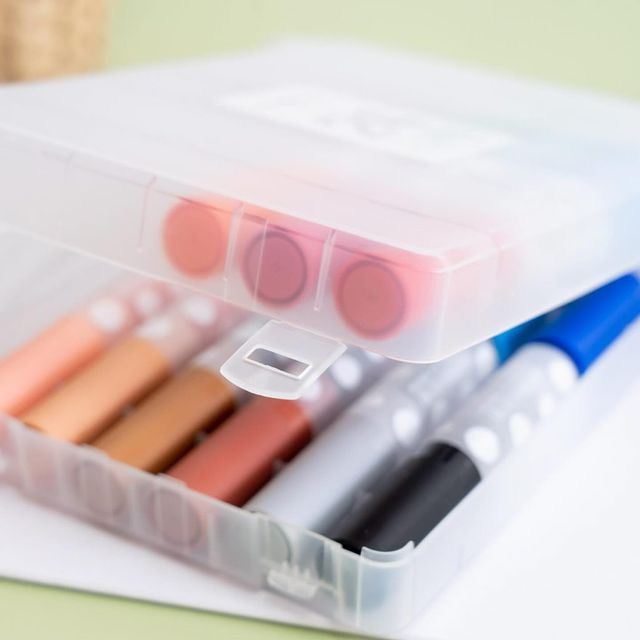 Bút màu dạ nước Mideer Round-tip Washable Marker, Bút chấm màu đồ dùng học tập cho bé