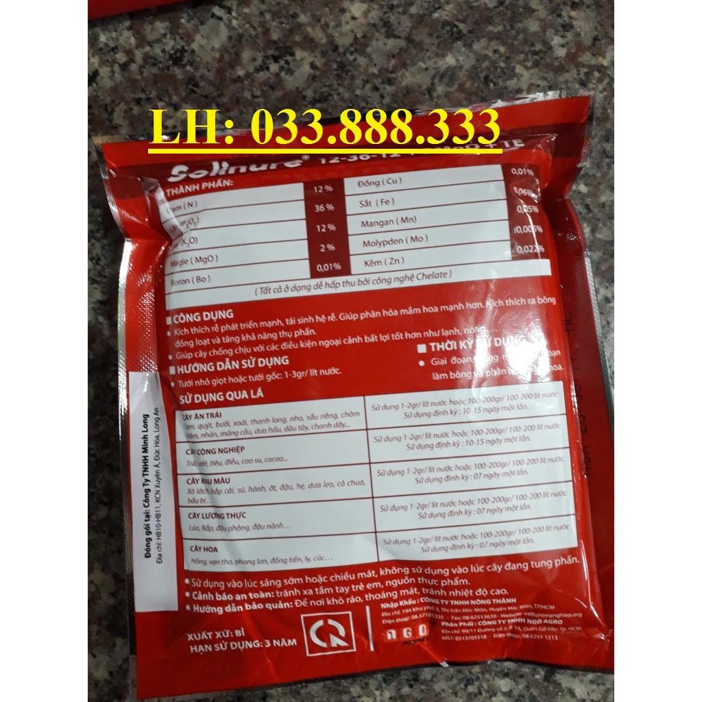 Combo 5 gói Phân bón lá đa trung vi lượng Lân Cao 12-36-12+2MgO+TE