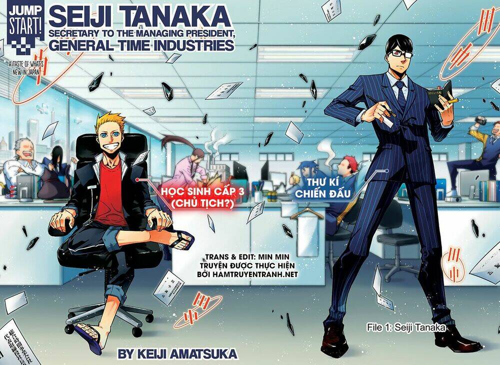 secretary to the managing president, general time industries, seiji tanaka chapter 1.1 3