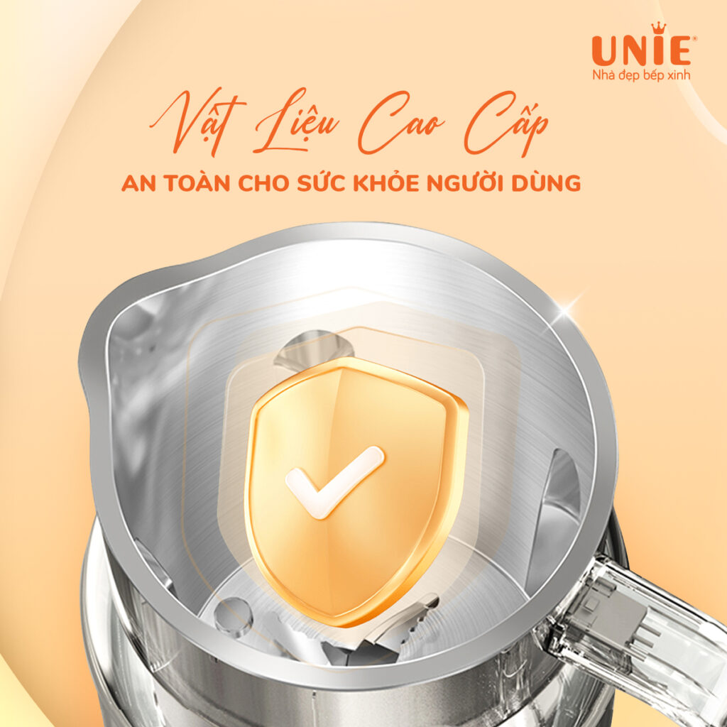 Máy Làm Sữa Hạt Đa Năng Unie UMB09 Nâng Cấp Toàn Diện UMB08, 6 chức năng, Hàng chính hãng