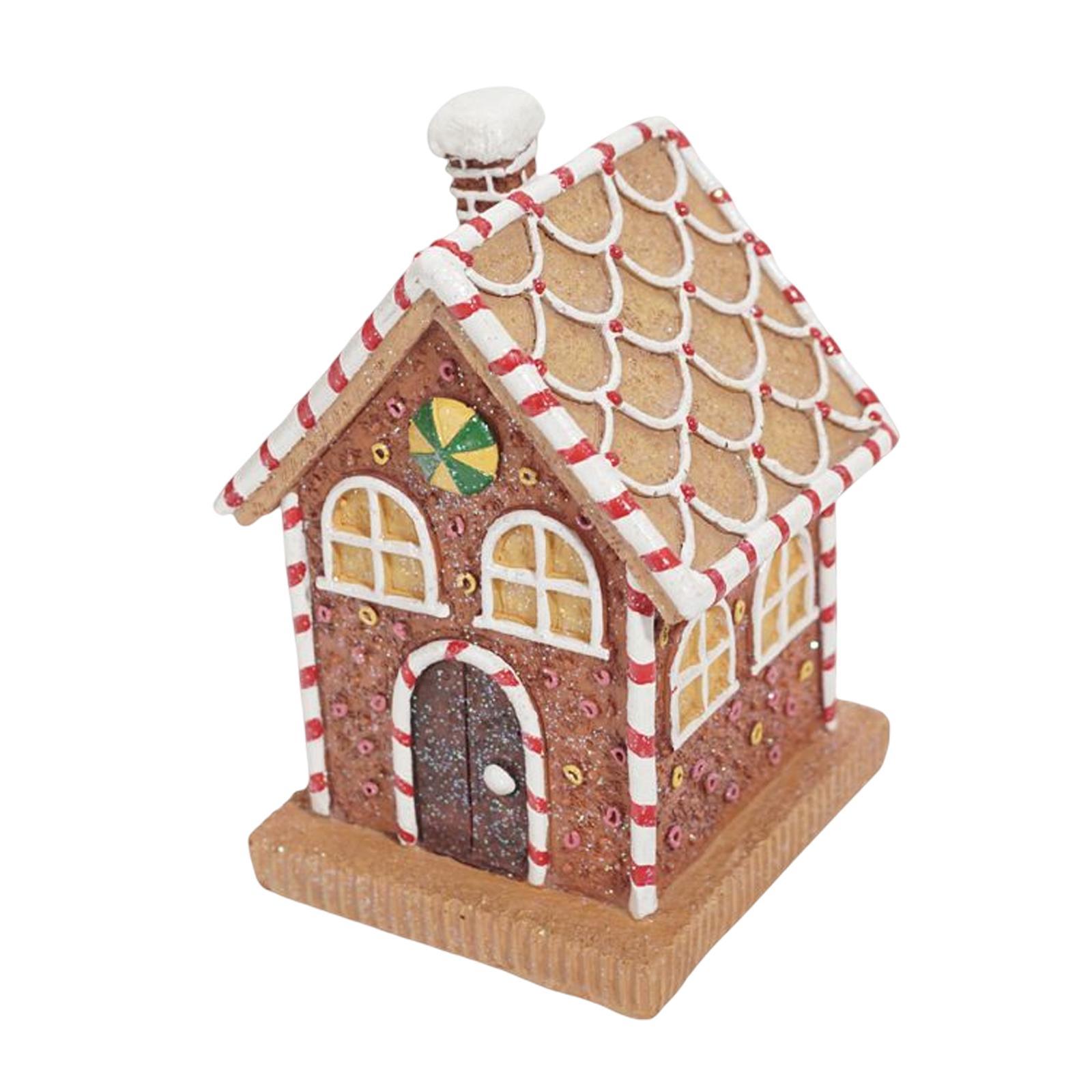 Light up Dollhouse Building Set Landscape House for Collection Home Decors