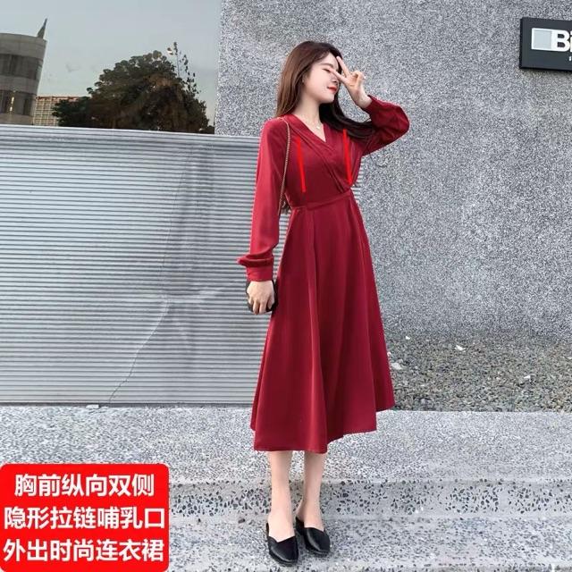 Váy đỏ cao cấp cho con ti KÈM ẢNH THẬT