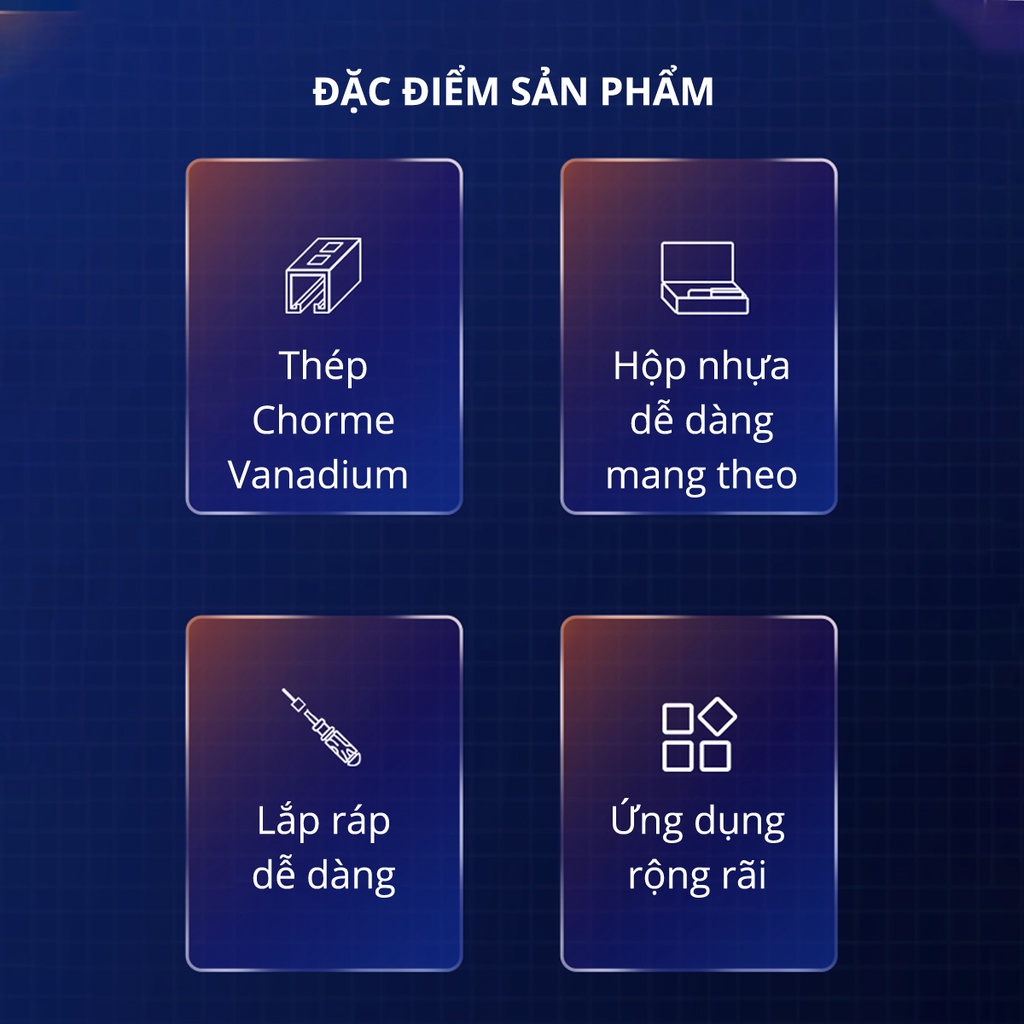 Bộ Tua Vít Sửa Chữa Đa Chức Năng Deli - 30 Đầu Vít Cao Cấp - Chất Liệu Siêu Bền, Thiết Kế Gọn Nhẹ Tinh Tế