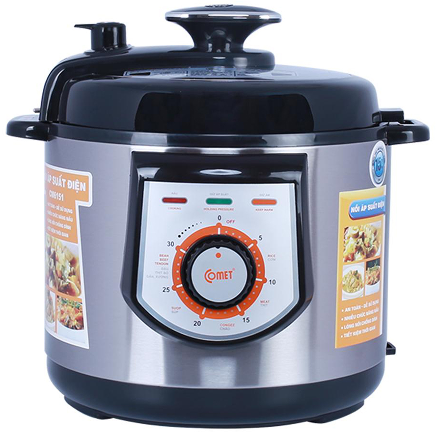 Nồi Áp Suất Điện Comet CM6151 - Hàng Chính Hãng