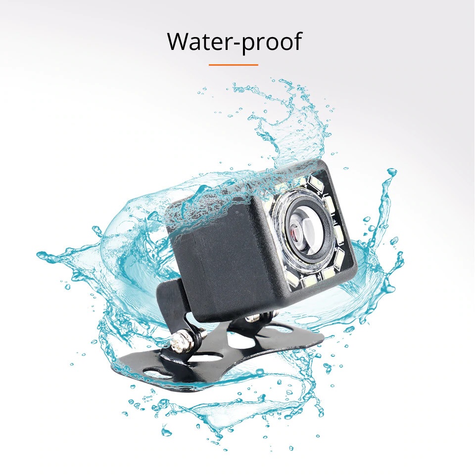 ROGTZ Camera Lùi Dành Cho Ô Tô Chống Nước 12 LED - Hàng Nhập Khẩu