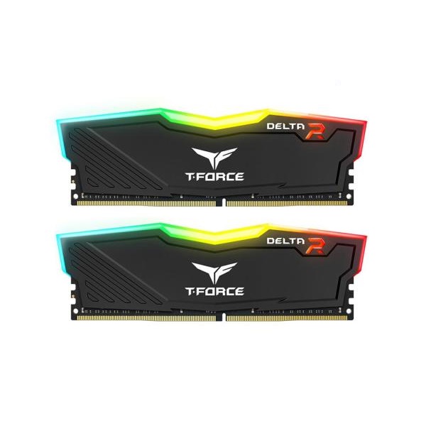 Ram TEAMGROUP T-Force Delta RGB Series 16GB (2 x 8GB) - 3000MHz LED 16,8 triệu màu, tản nhiệt nhôm - Hàng chính hãng