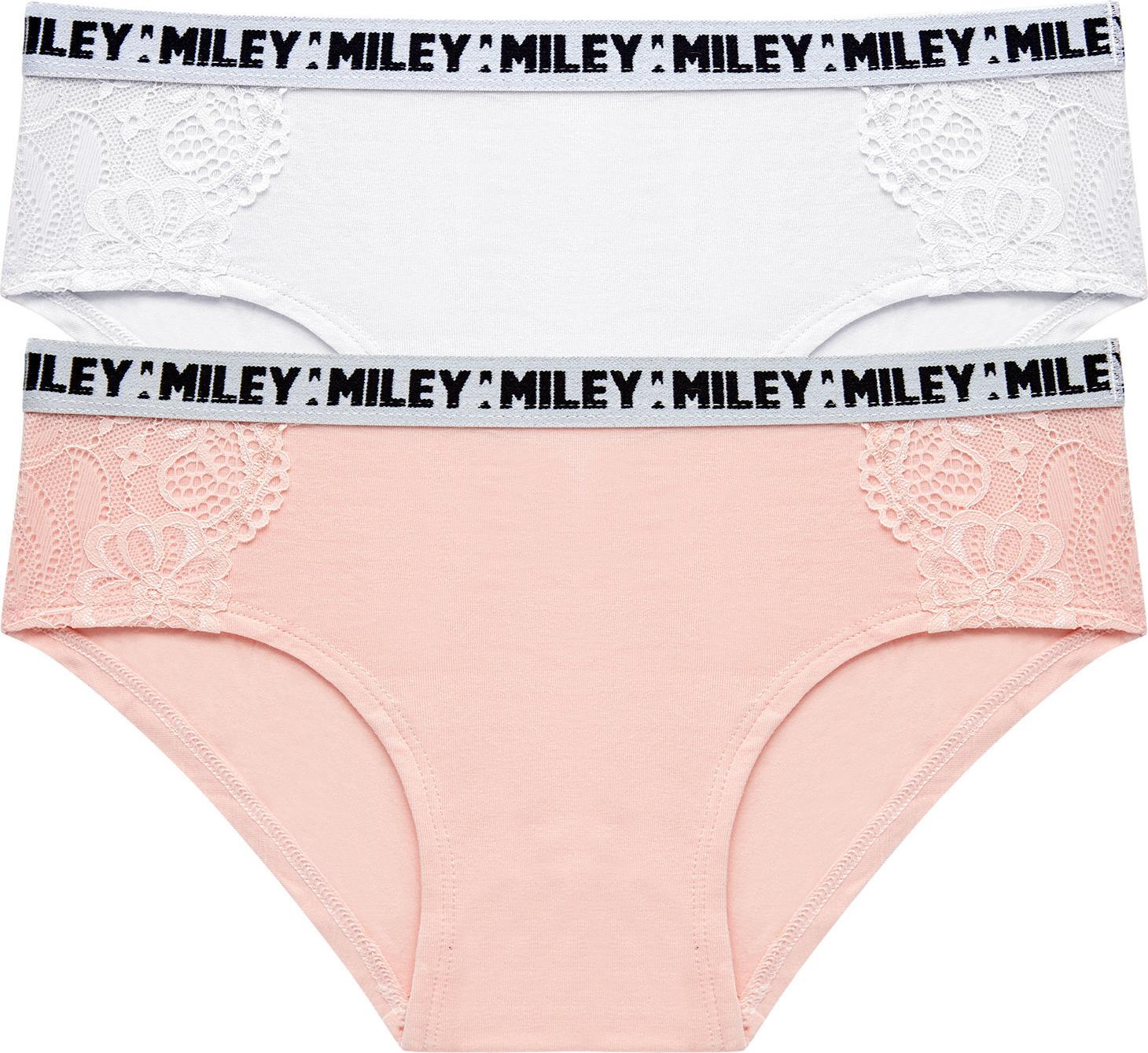 Bộ 2 Quần Lót Nữ Cotton Phối Ren Miley Lingerie FCB_05