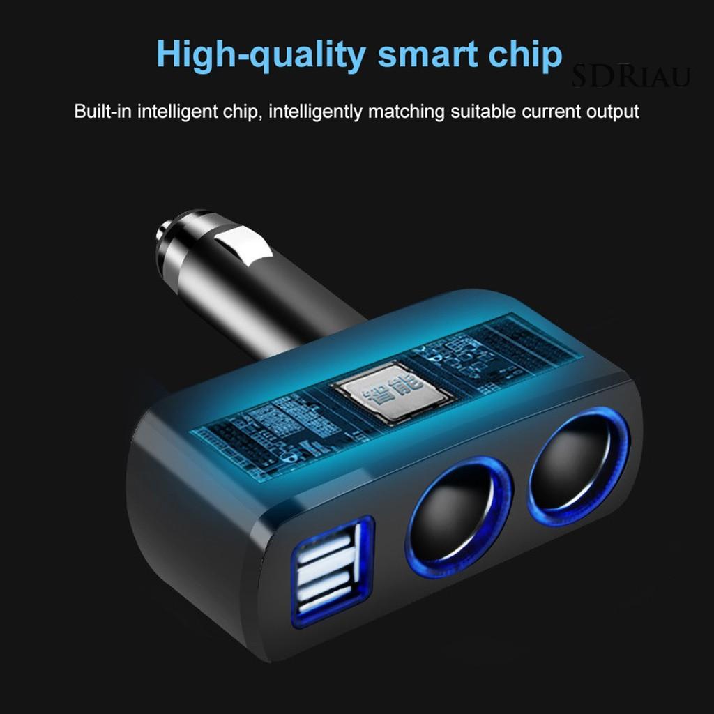 Tẩu Sạc 2 Cổng Usb Cho Xe Hơi