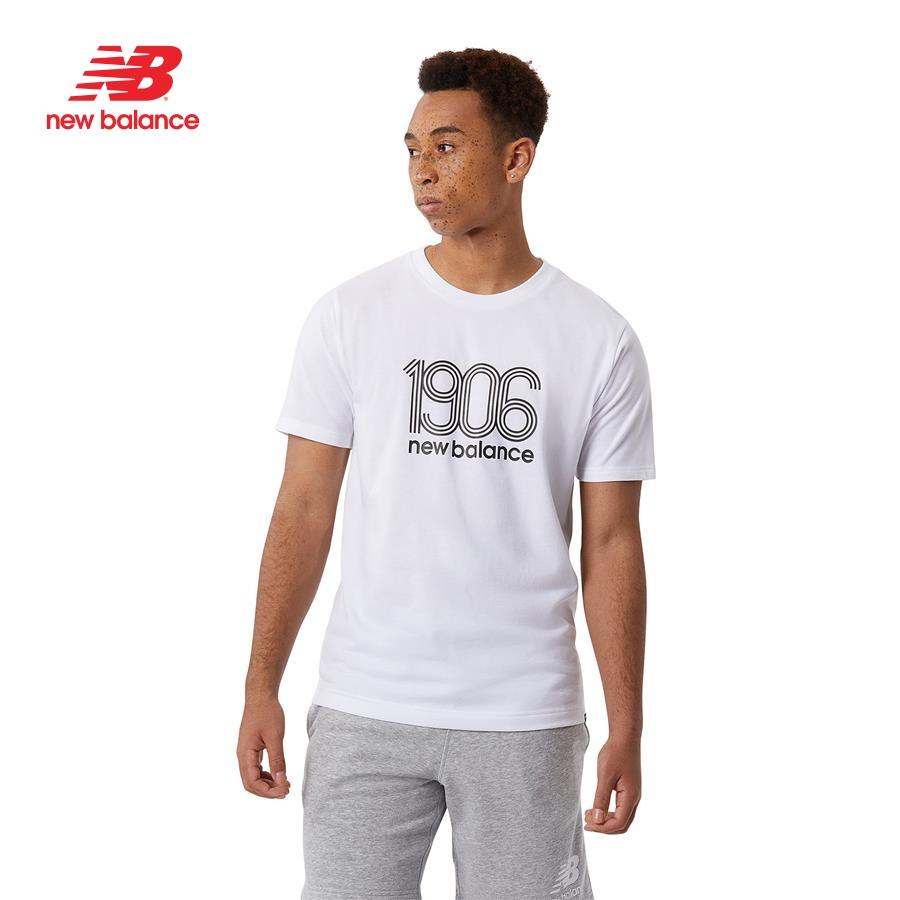 Áo thun thời trang nam New Balance APP LIFESTYLE T-SHIRT M WHITE - MT23906WT (form quốc tế)