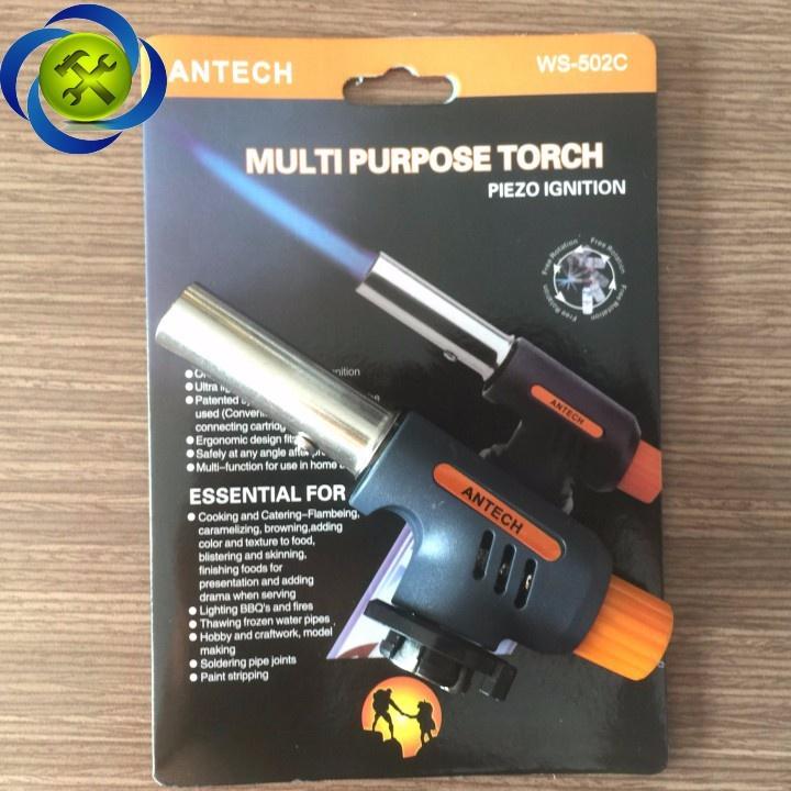 Đầu khò gas mini ANTECH WS-502C nhấn núm tròn