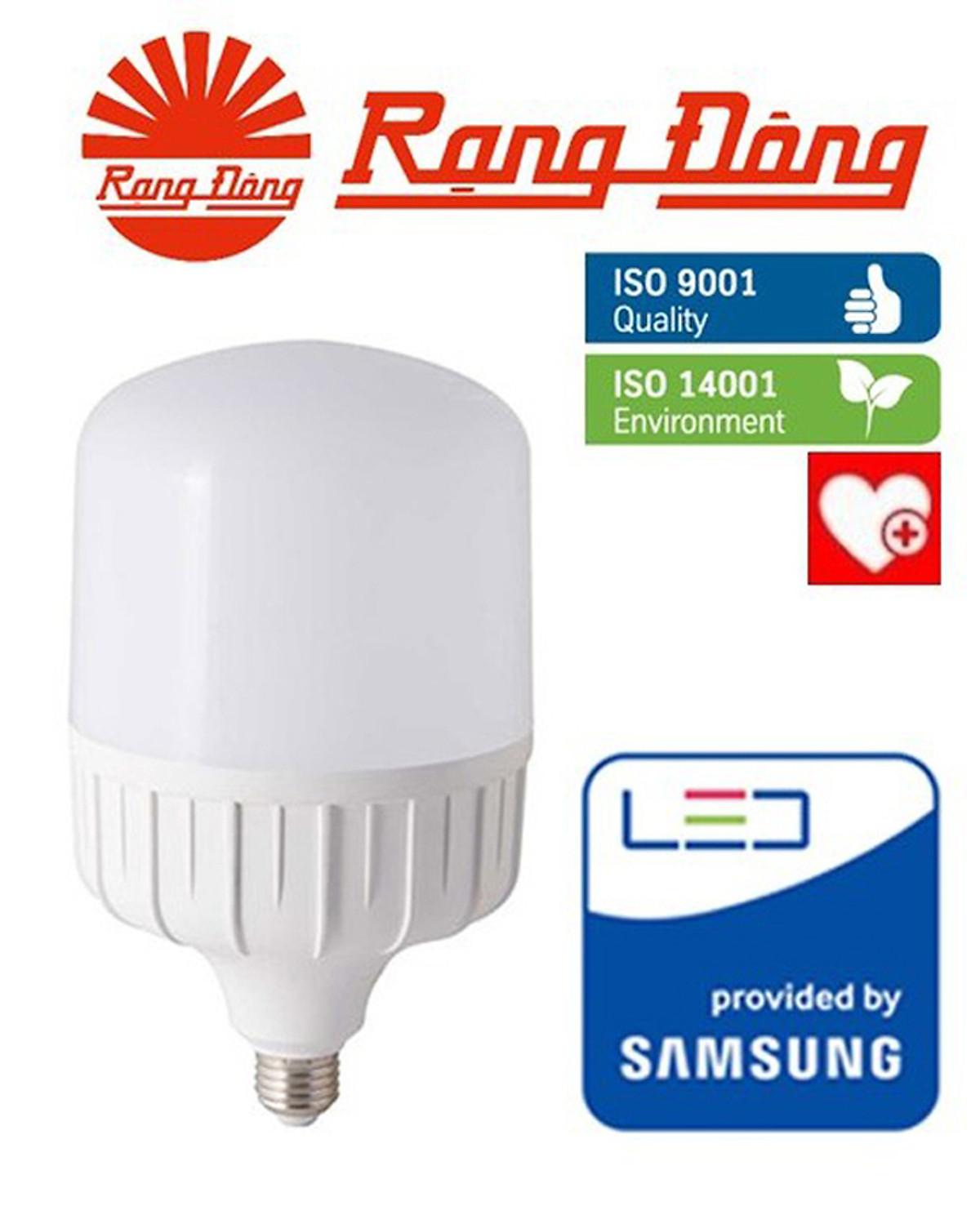 Bóng đèn led bulb trụ 20W Rạng Đông, Model LED TR80N1/20w