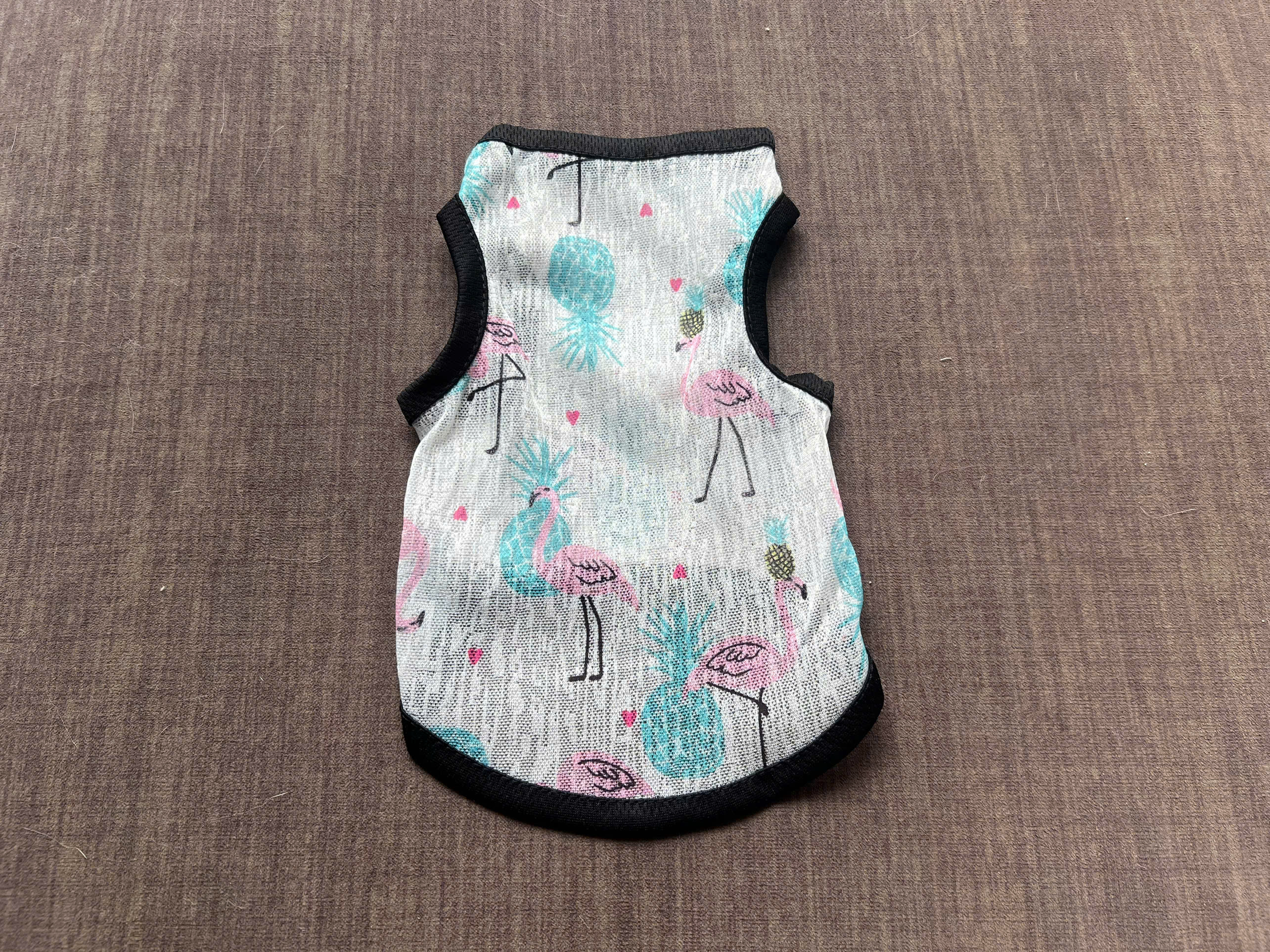 ÁO THUN BA LỖ HỒNG HẠC THÔNG HƠI SIÊU CUTE TỪ 1-7KG DÀNH CHO THÚ CƯNG CHÓ MÈO