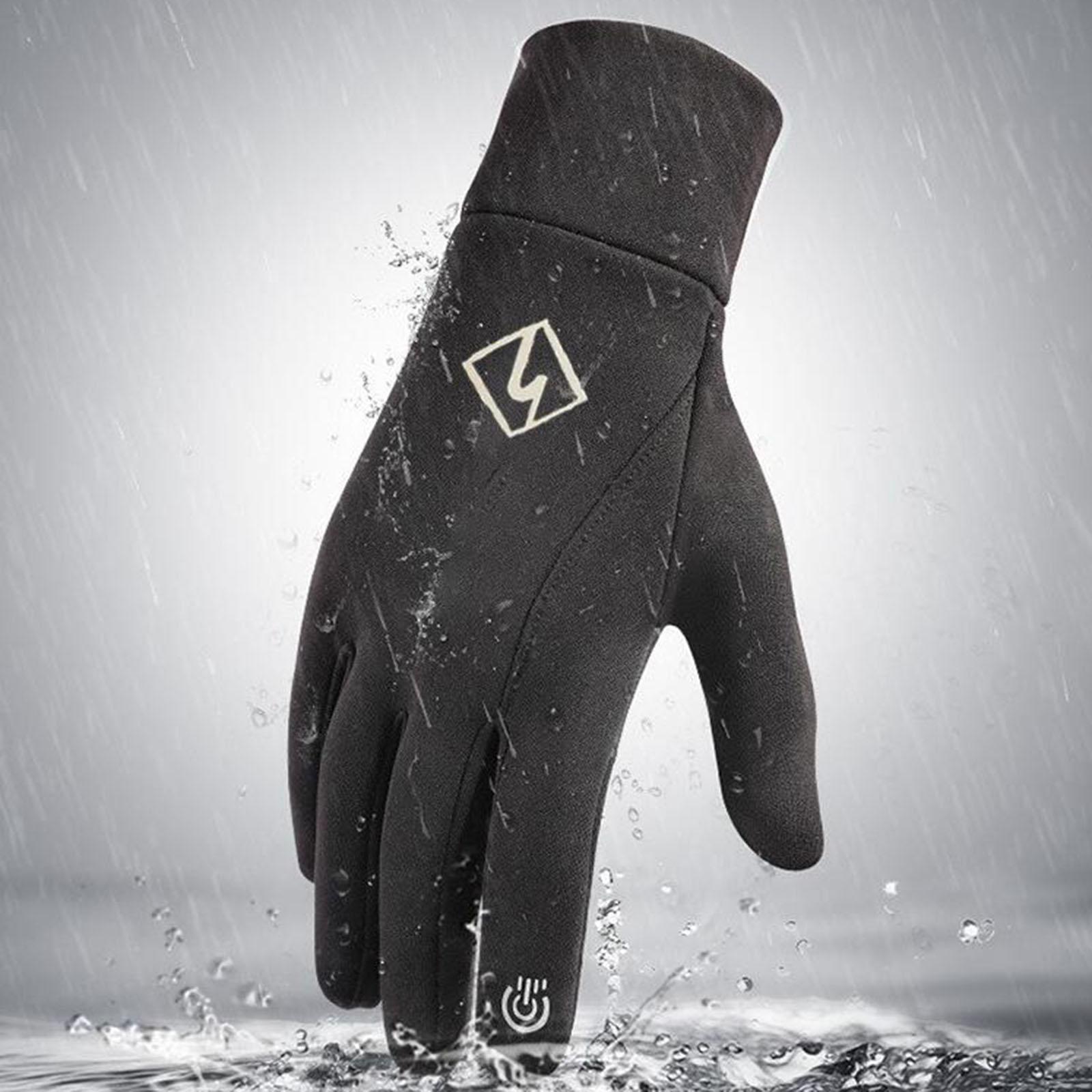 Women Men Winter Gloves Touchscreen Thermal AntiSlip Windproof Waterproof Gloves for Fishing, Driving, Cold Weather, Hiking, Biking