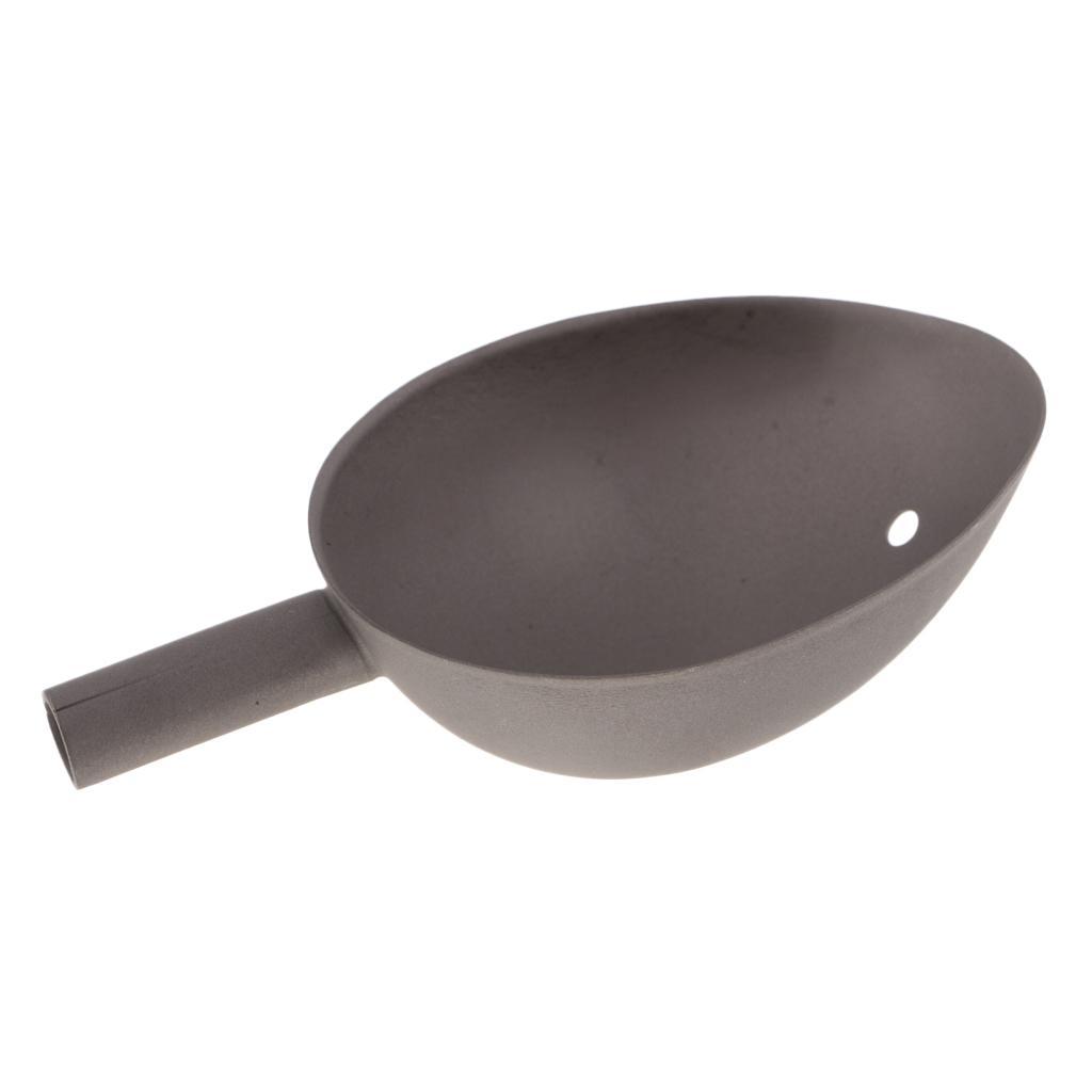 Titanium Alloy Fishing Tool Baiting Spoon in Gray for Carp / Coarse Fishing