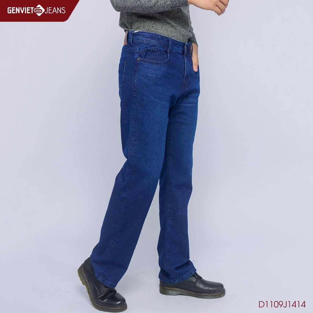 Quần Dài Jeans Nam Dáng Suông GENVIET D1109J1414