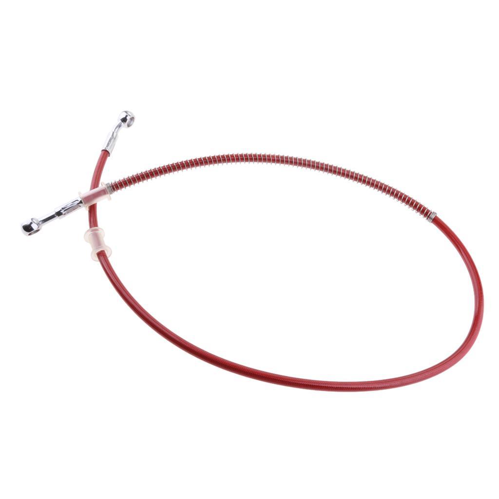 2pcs Universal Motorcycle Brake Oil Hose Pressure Fuel Tube Hose 1000mm/39"