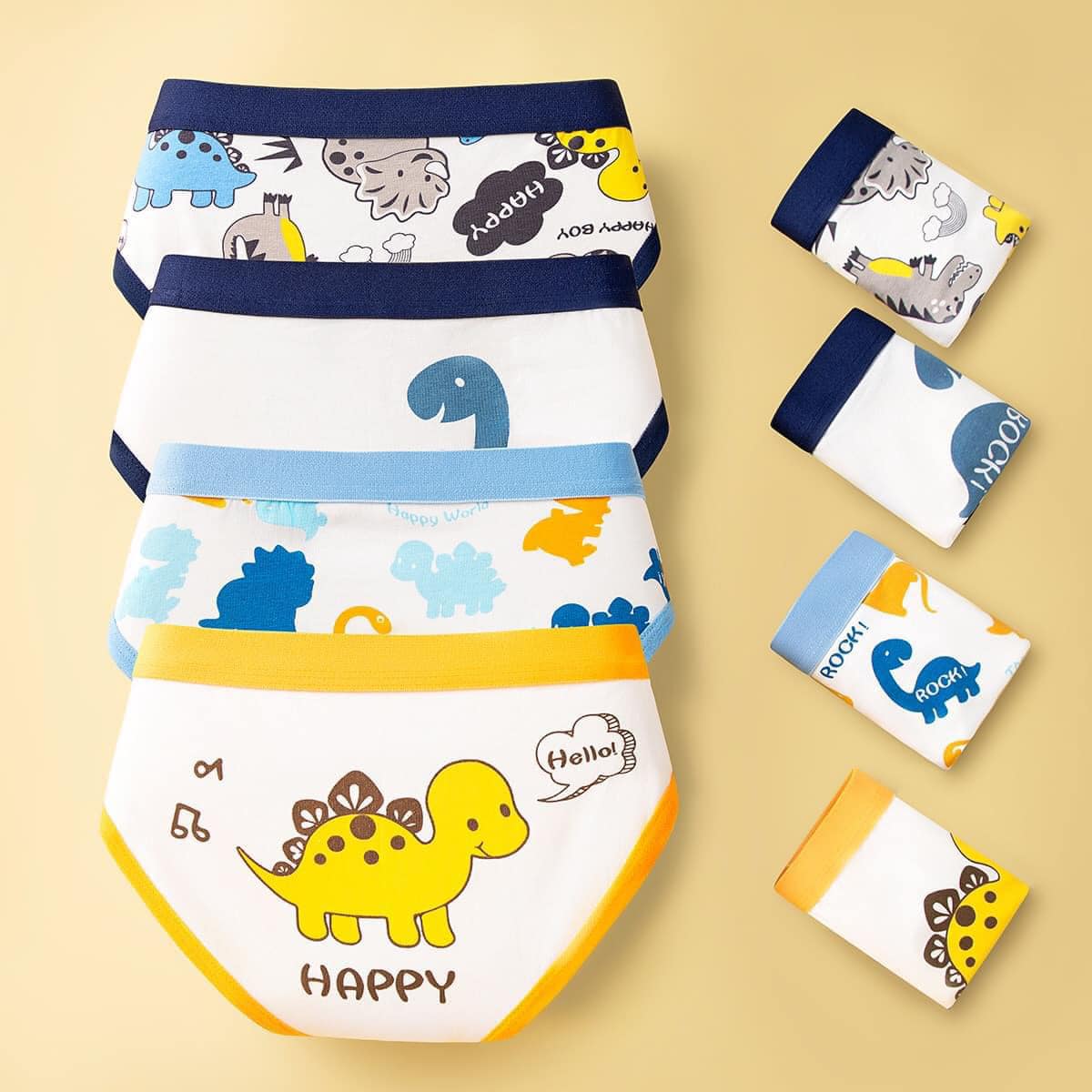 Quần lót trẻ em, quần lót boxer cotton nguyên chất cho bé trai, Hàng chính hãng / Hàng nhập khẩu - 1