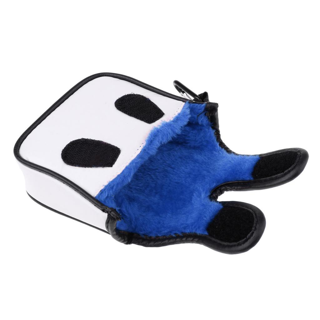 2Pcs Golf Mallet Putter Cover Headcover Club Protector 5.1x 4.5inch
