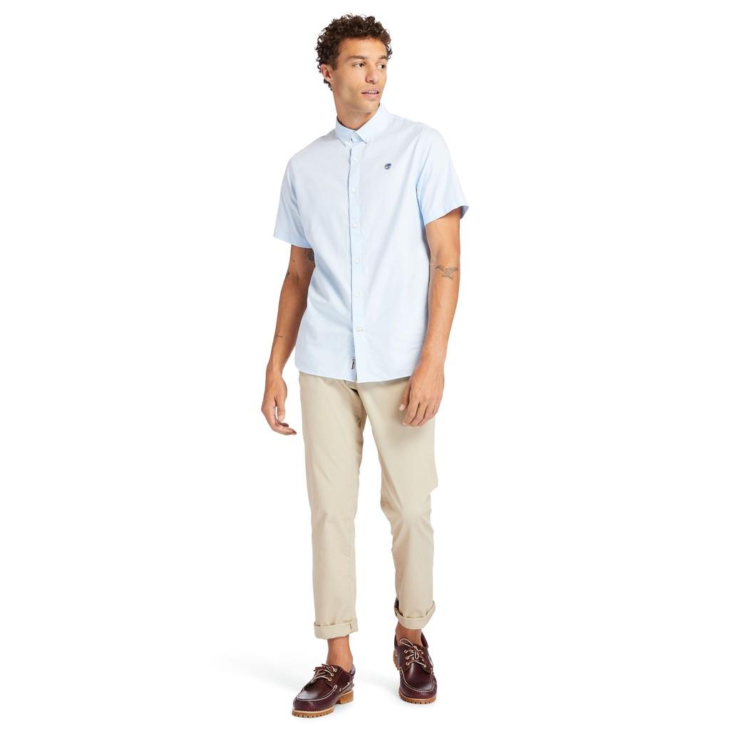 Áo Sơ Mi Ngắn Tay Nam Timberland Ela River Elevated Short-Sleeve Oxford Shirt TB0A2BBM