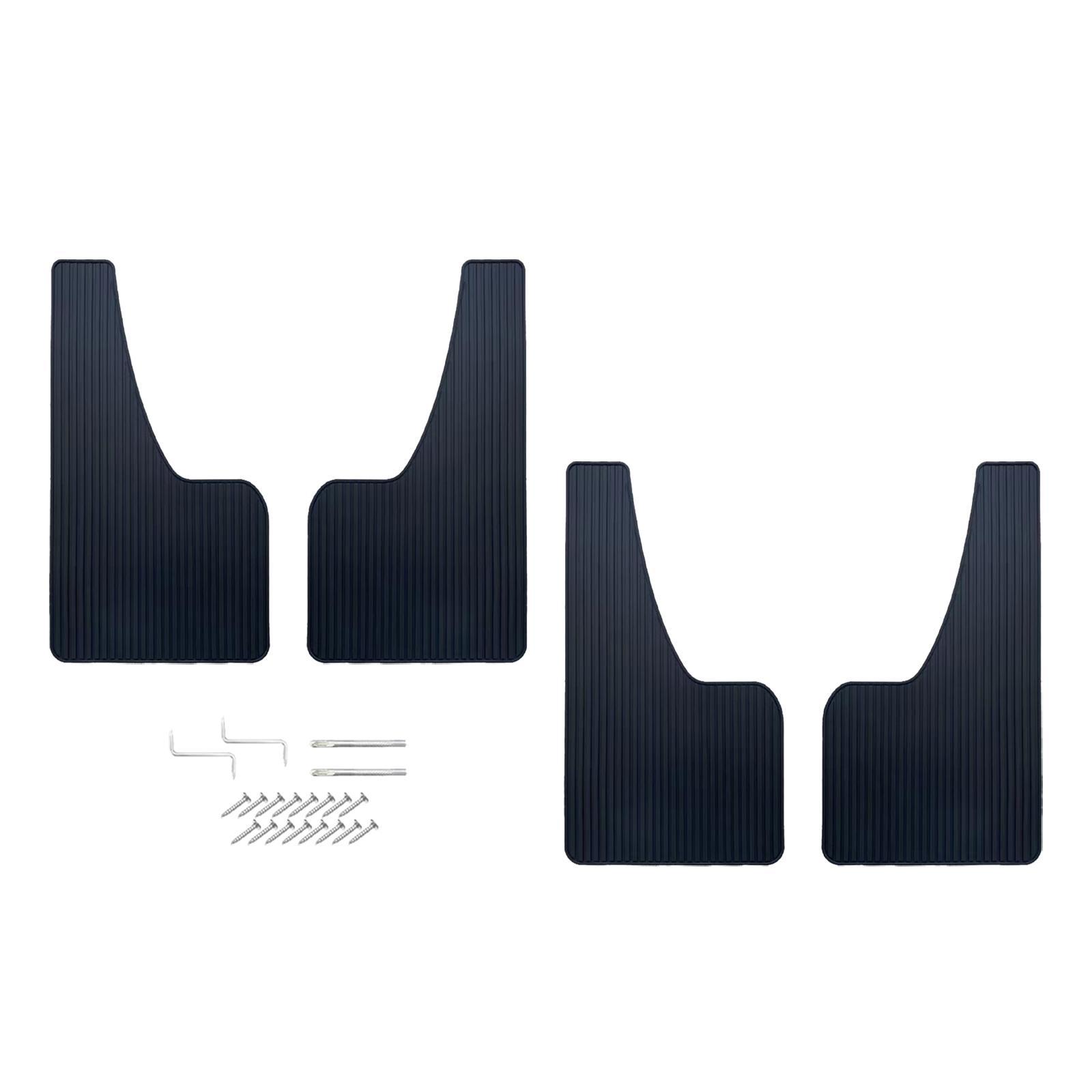 Universal Car Mud Flaps, No Collision Scratch Resistant with Hardware Tire Guard Mudflaps for Car ,Pickup ,SUV Quality