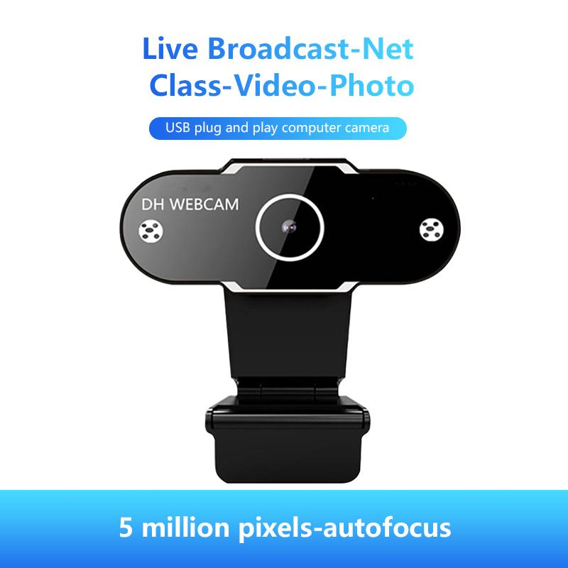 HD 1080P Webcam 2K Máy tính PC Máy tính PC có micrô để phát trực tiếp cuộc gọi video Hội nghị làm việc Webcam làm việc