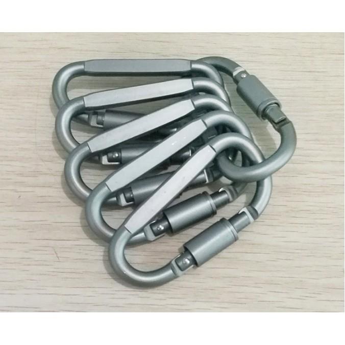 Khoá Carabiner chữ D dùng Leo Núi An Toàn, Chắc Chắn