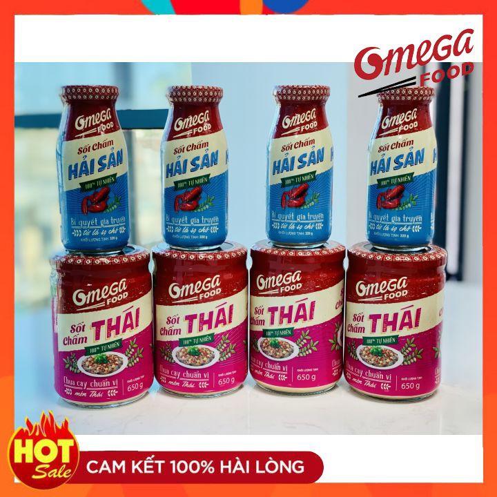 Combo Sốt Chấm Hải Sản 320g Và Sốt Chấm Thái Omega Food Thơm Ngon